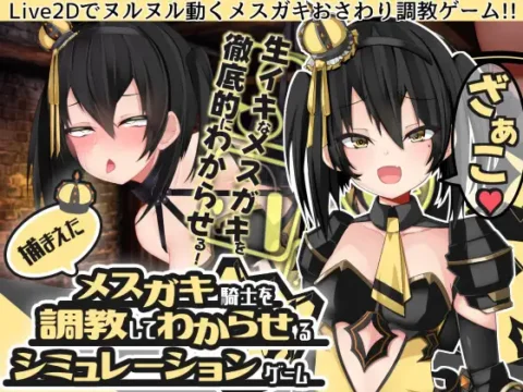 捕まえたメスガキ騎士を調教してわからせるシミュレーションゲーム