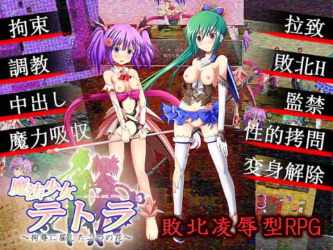 魔法少女テトラ ~拘辱に屈した二つの花~