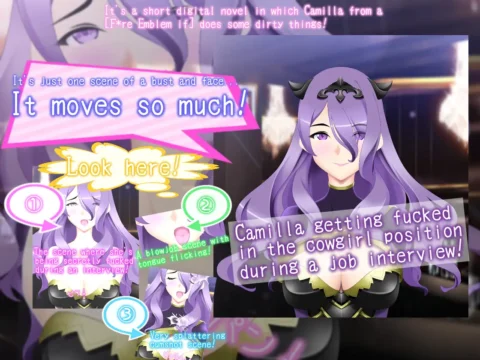 面接中に騎乗位でハメられるカミラ![Camilla getting fucked in the cowgirl position during a job interview!]