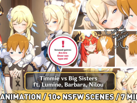 Timmie vs Big Sisters ANIMATION (4K)