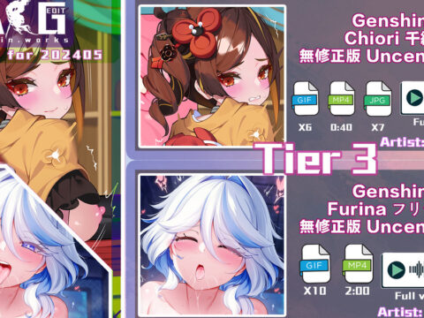 202405SP T3訂閱者H動圖獎勵- Chiori千織 & Furinaフリーナ 有聲SP Ver.合集 / 2024 May rewards Special pack